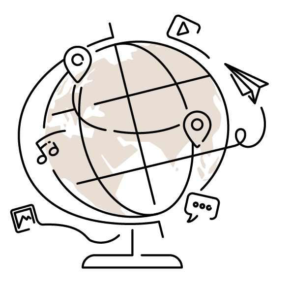 Globe illustration
